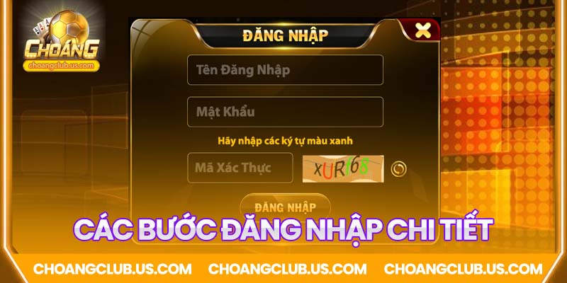Hướng dẫn các bước đăng nhập chi tiết