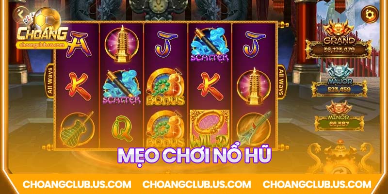Những mẹo chơi game nổ hũ